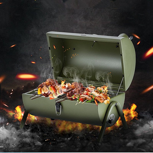 Portable BBQ Grill: Perfect for Patio, Camping, & Picnics (Serves 3-5)