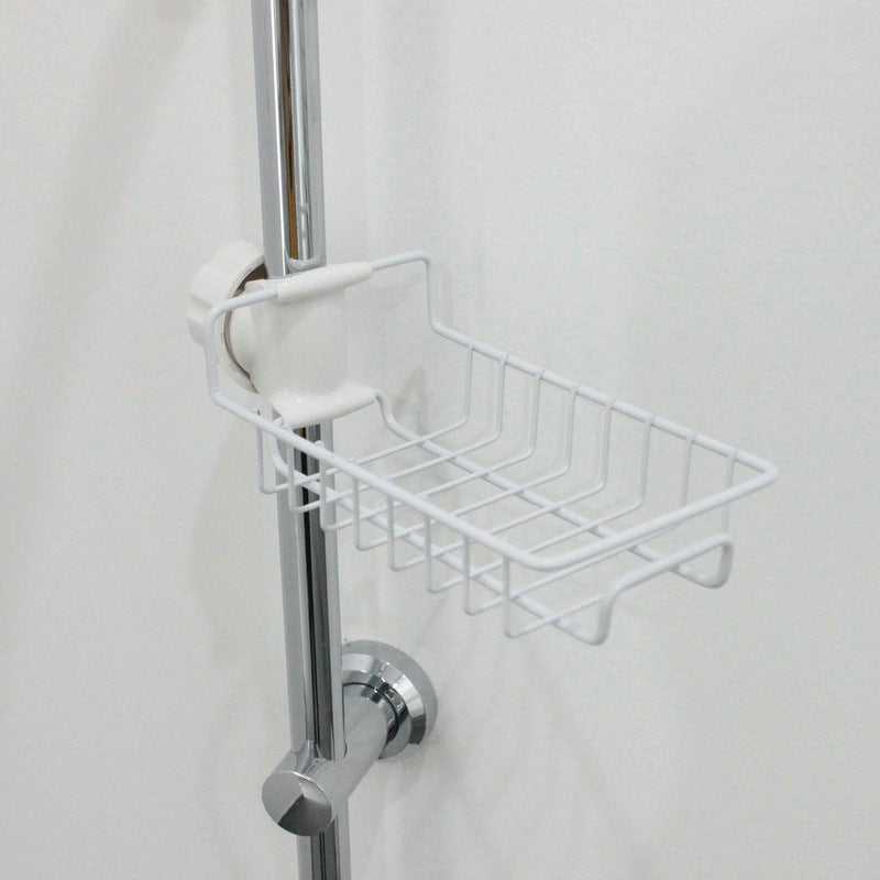 Adjustable Sink Drain Rack and Basket Organizer Kitchen Bathroom Accessories