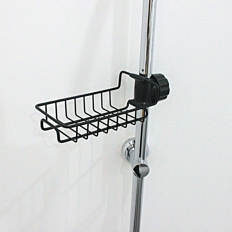 Adjustable Sink Drain Rack and Basket Organizer Kitchen Bathroom Accessories