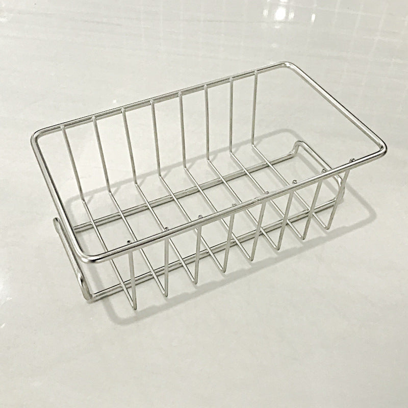 Adjustable Sink Drain Rack and Basket Organizer Kitchen Bathroom Accessories