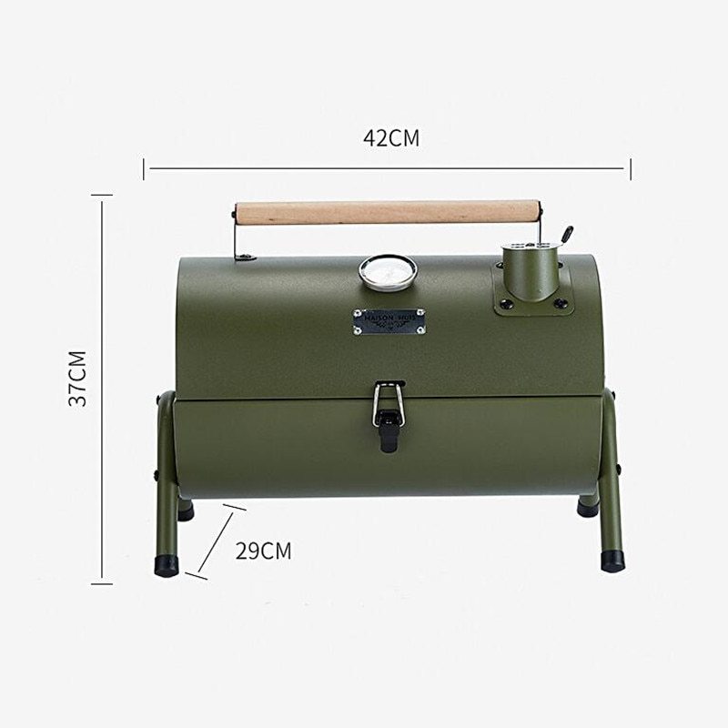 Portable BBQ Grill: Perfect for Patio, Camping, & Picnics (Serves 3-5)