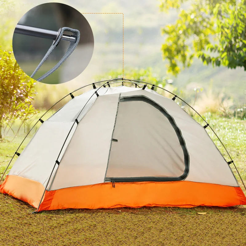 Hewolf 1595: Ultralight Double-Layer Aluminum Camping Tent