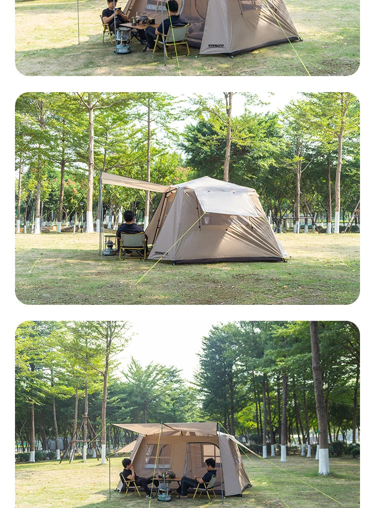 Sonuto 3-6P: Fully Automatic Quick-Open Ridge Tent