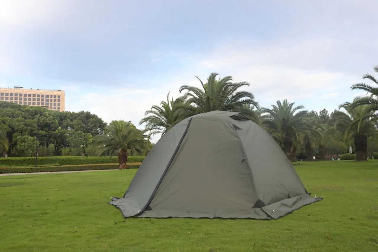 Hewolf 1595: Ultralight Double-Layer Aluminum Camping Tent