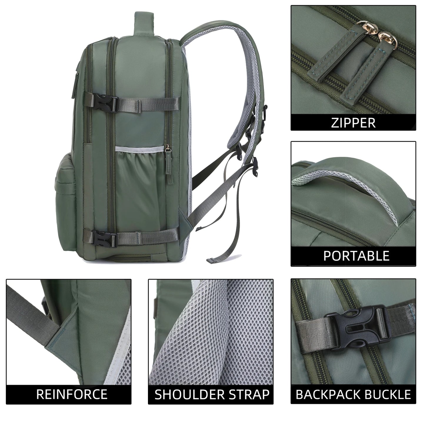 Waterproof Laptop Backpack with Shoe Compartment